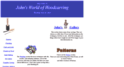 Desktop Screenshot of johnsworldofcarving.com